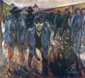 Arbeiter auf dem Heimweg 1915 Edvard Munch
